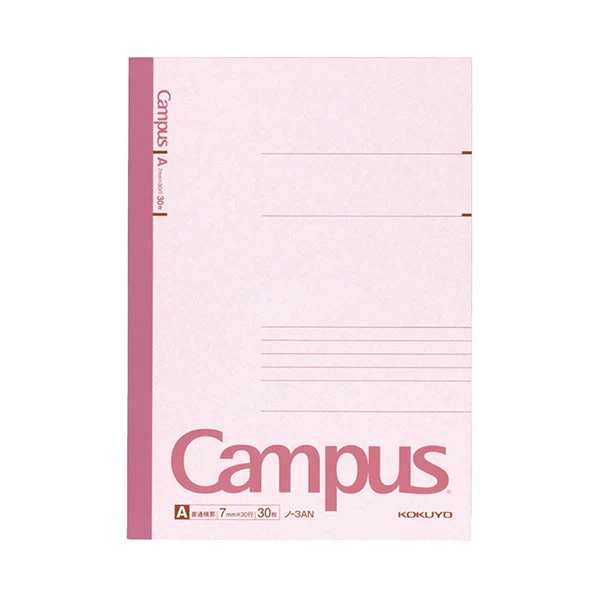 CUADERNO RAYADO B5 ROSA TAPA CLARO