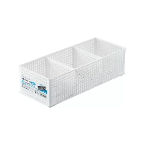 ORGANIZADOR MULTIUSOS 3 DIVISIONES COLOR BLANCO