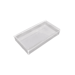 ORGANIZADOR CON TAPA TRANSPARENTE RECTANGULAR