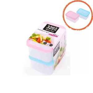 CONTENEDOR DE COMIDA 320ml - PACK X 2
