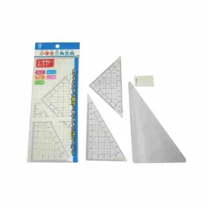 ESCUADRA CON ETIQUETA ADHESIVA 2 PCS