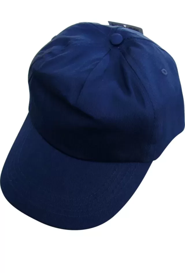 GORRA DE ALGODÓN, COLOR AZUL, CON CIERRE DE VELCRO AJUSTABLE