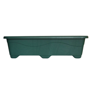 MACETERO RECTANGULAR COLOR VERDE