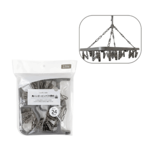 COLGADOR PLEGABLE DE ROPA 24 PCS